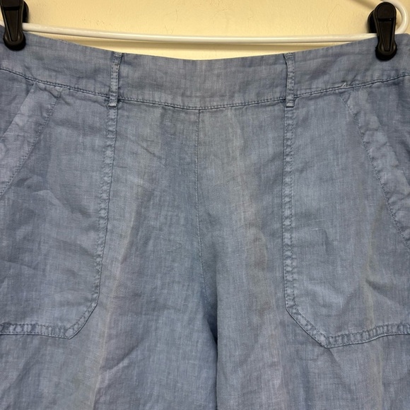 Three Dots Sherin Rolled Linen Pants - Picture 5 of 11